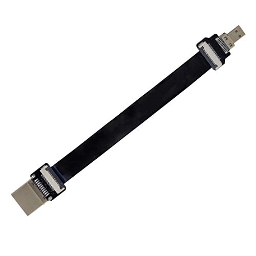 xiwai CYFPV HDMI Stecker auf Micro HDMI Stecker Verlängerung FPC Flachkabel 1080P für FPV HDTV Multicopter Luftaufnahmen (0,2m) von xiwai