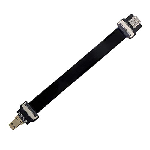 xiwai CYFPV Micro HDMI Stecker auf Micro HDMI Buchse Verlängerung FPC Flachkabel 1080P für FPV HDTV Multicopter Luftaufnahmen (0,1m) von xiwai