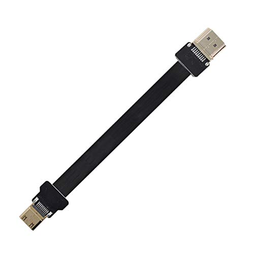 xiwai CYFPV Mini HDMI Stecker auf HDMI Stecker FPC Flachkabel 1080P für FPV HDTV Multicopter Luftaufnahmen (0,1M) von xiwai