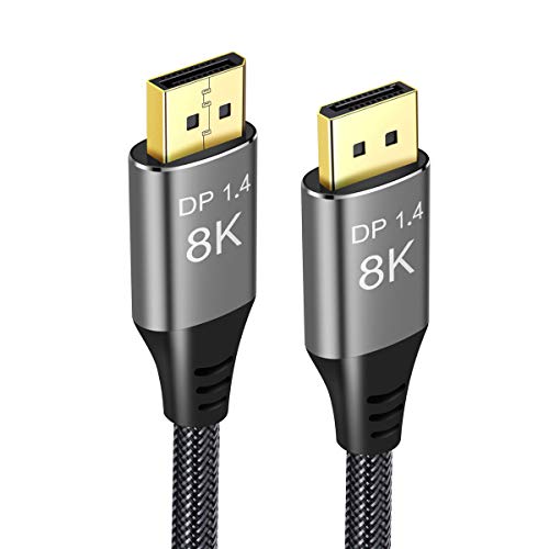 xiwai DisplayPort 1.4 8K 60Hz Kabel Ultra-HD UHD 4K 144Hz DP auf DP Kabel 76804320 für Video PC Laptop TV (3M) von xiwai
