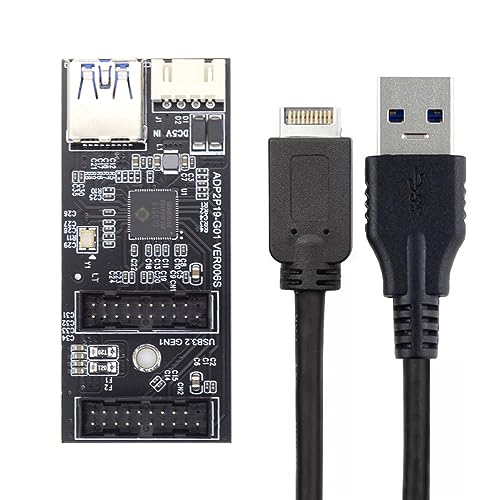 xiwai Dual-Ports USB 3.0 19/20Pin Female Header Splitter zum Typ-E-Kabel oder 19/20-Pin-PCBA-Adapter-Splitter-Hub 5Gbit/s von xiwai