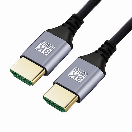 xiwai HDMI 2.1 HDTV-Kabel Typ A Stecker auf Stecker 8K 4K Hyper Super Flexible Ultra Thin Slim Cord High Speed für Computer HDTV 1,0 m von xiwai