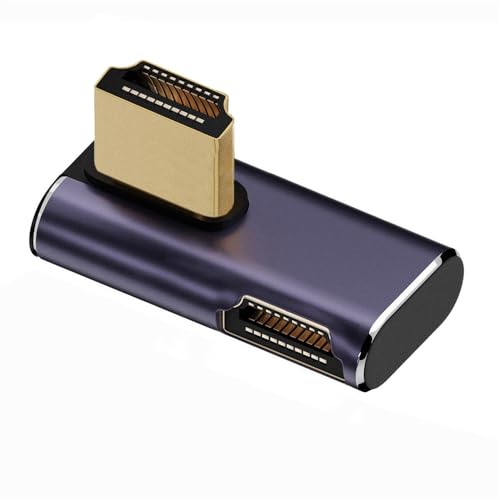 xiwai HDMI 8K Mann auf HDMI 2.1 weibliche vertikale 90 Grad rechts nach Oben gewinkelte Low Profile UHD Verlängerungsadapter Unterstützung 8K 60hz HDTV xiwai HDMI 8K Mann auf HDMI 2.1 weibliche vertikale 90 Grad rechts nach Oben gewinkelte Low Profile UHD Verlängerungsadapter Unterstützung 8K 60hz HDTV von xiwai