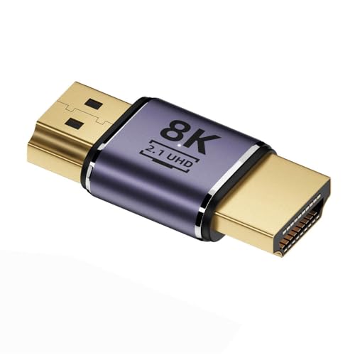 xiwai HDMI 8K Stecker auf HDMI 2.1 Male UHD Verlängerung Gold Konverter Adapter Unterstützung 8K 60hz HDTV von xiwai