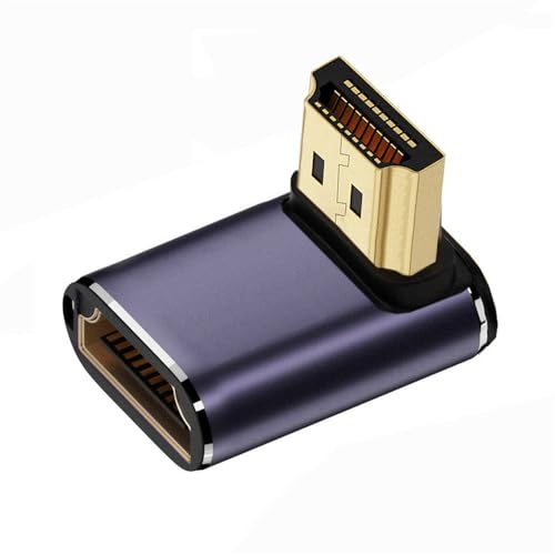xiwai HDMI 8K männlich auf HDMI 2.1 weibliche vertikale 90 Grad nach unten gewinkelte Low Profile UHD Verlängerungsadapter Unterstützung 8K 60hz HDTV xiwai HDMI 8K männlich auf HDMI 2.1 weibliche vertikale 90 Grad nach unten gewinkelte Low Profile UHD Verlängerungsadapter Unterstützung 8K 60hz HDTV von xiwai