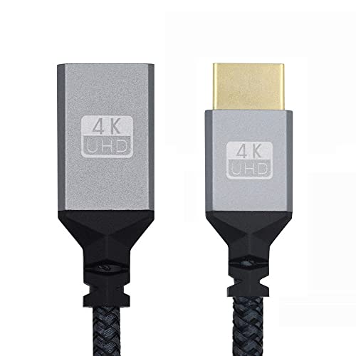 xiwai HDMI Verlängerungskabel Typ A 4K 60hz 3D HDTV HDMI Extender 0,5FT Stecker auf Buchse Kabel 1.4 Metallgehäuse gerade von xiwai