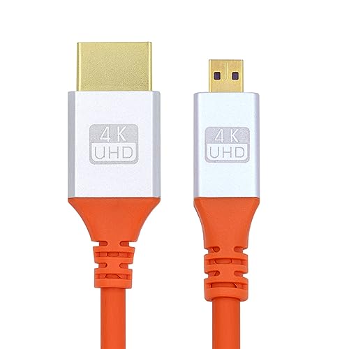xiwai Micro HDMI 4K auf HDMI Hyper Super Flexibles Kabel HDTV-Kabel Ultra Soft High Flex High Speed Typ-A Stecker auf Stecker für Computer 0,5 m xiwai Micro HDMI 4K auf HDMI Hyper Super Flexibles Kabel HDTV-Kabel Ultra Soft High Flex High Speed Typ-A Stecker auf Stecker für Computer 0,5 m von xiwai