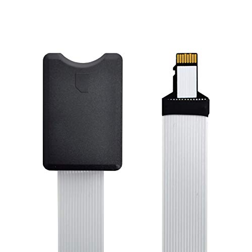 xiwai Micro-SD TF Speicherkarten-Set, Stecker auf SD-Buchse, Verlängerung, weich, flach, FPC-Kabelverlängerung, 25 cm von xiwai