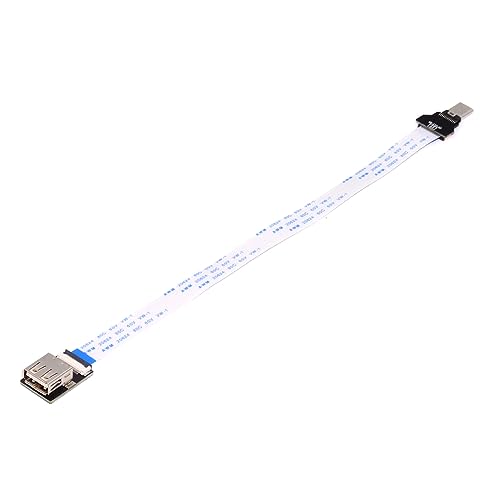 xiwai OTG USB 2.0 Typ-A-Buchse auf USB-C-Typ-C-Stecker, Host-Datenkabel-Verlängerung für FPV-Disk, Telefon, Laptop (13 cm) von xiwai