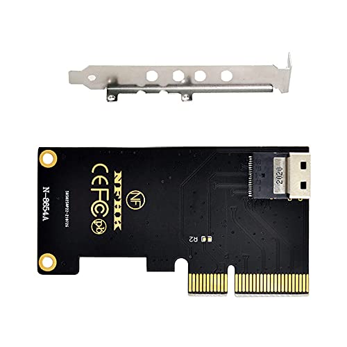 xiwai PCI-E 4X auf U.2 U2 Kit SFF-8639 auf SFF-8654 Slimline SAS NVME PCIe SSD Adapter für Mainboard von xiwai