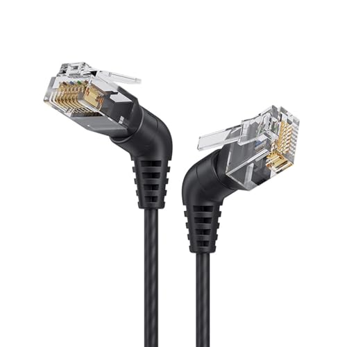 xiwai RJ45 8P8C Netzwerkkabel, 1000 Mbps, Stecker auf Stecker, 360 Grad gedreht, abgewinkelt, CAT6, UTP, für LAN, Ethernet, Netzwerk, 0,2 m xiwai RJ45 8P8C Netzwerkkabel, 1000 Mbps, Stecker auf Stecker, 360 Grad gedreht, abgewinkelt, CAT6, UTP, für LAN, Ethernet, Netzwerk, 0,2 m von xiwai