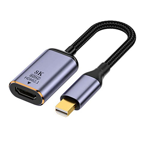 xiwai Stecker Mini DisplayPort 1.4 Quelle zu Buchse HDMI 2.0 Anzeige 8K 60hz UHD 4K Monitor Adapterkabel von xiwai