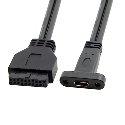 xiwai Typ-C-Buchsenkabel, Einzelanschluss, USB 3.1, Typ-C-Buchse auf USB 3.0, Motherboard, 19-poliges Header-Kabel xiwai Typ-C-Buchsenkabel, Einzelanschluss, USB 3.1, Typ-C-Buchse auf USB 3.0, Motherboard, 19-poliges Header-Kabel von xiwai