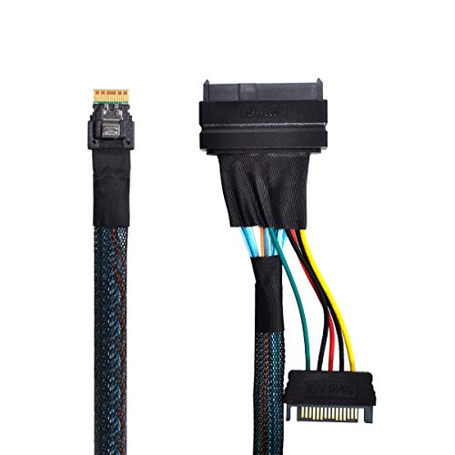xiwai U.2 U2 SFF-8639 auf Slimline SFF-8654 4i NVME PCIe SSD Kabel für Mainboard SSD 750 p3600 p3700 M.2 von xiwai
