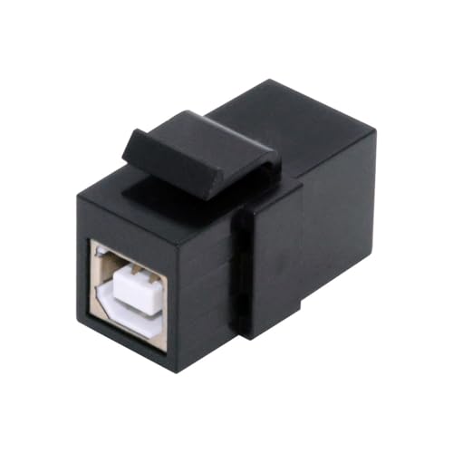 xiwai USB 2.0 Keystone Adapter USB Typ A Buchse auf Typ-B-Buchse Koppler Verlängerung Keystone Jack Insert Socket Connector für Wandplatte Panel USB-Kabel von xiwai
