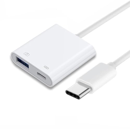 xiwai USB-C-Hub Typ C auf Standard-Typ-A-USB3.0-Buchse mit PD-Ladeadapter, 2-in-1-USB-Extender, kompatibel mit MacBook, Laptop, Tablet, Telefon von xiwai