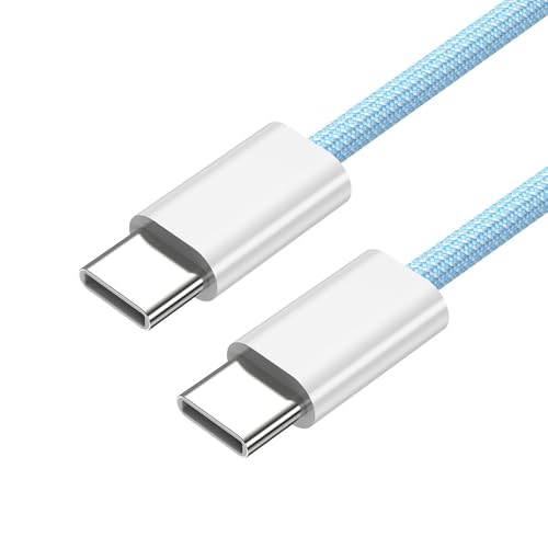 xiwai USB-C-Kabel, 27 W, 65 W, 480 Mbit/s, Datenkabel, Typ C, Schnellladung für Handy, Tablet und Laptop, 0,2 m, blaue Hülle xiwai USB-C-Kabel, 27 W, 65 W, 480 Mbit/s, Datenkabel, Typ C, Schnellladung für Handy, Tablet und Laptop, 0,2 m, blaue Hülle von xiwai