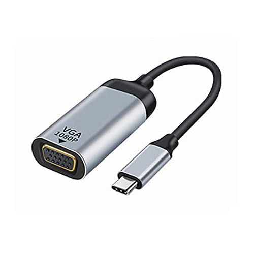 xiwai USB-C Typ C auf VGA Kabel Monitoradapter 1080p 60hz für Tablet & Handy & Laptop von xiwai