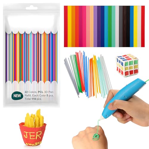 xlwens 3D Pen Filament PCL,110 Stück,22 Farben,3D Pen PCL filament,3D Stift Filament pcl Nachfüllungen,2,5 mm,5 Stücke jeder Farbe,Geeignet FüR 3D-Druckstifte xlwens 3D Pen Filament PCL,110 Stück,22 Farben,3D Pen PCL filament,3D Stift Filament pcl Nachfüllungen,2,5 mm,5 Stücke jeder Farbe,Geeignet FüR 3D-Druckstifte von xlwen