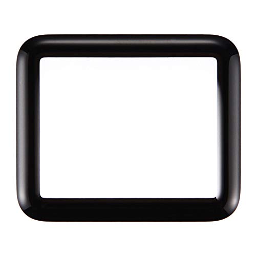 Displayglas Frontglas Ersatzglas für Apple Watch Serie 1/2 / 3 Reparatur Schwarz 38mm von xtrafast