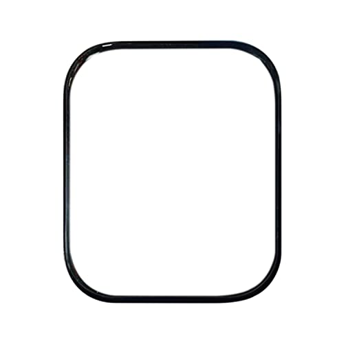 Displayglas Frontglas Ersatzglas für Apple Watch Serie 7 Reparatur Schwarz 45mm von XTRAFAST