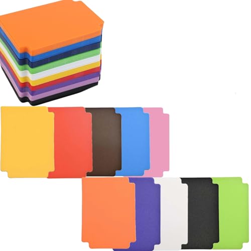 100 Stück Kartentrenner, 10 Farbe Standardgröße Kartentrenner,Wasserfeste Dokumentenordner, 10 Farben, Sortierordner für Büro und Schule, Robust und Langlebi 100 Stück Kartentrenner, 10 Farbe Standardgröße Kartentrenner,Wasserfeste Dokumentenordner, 10 Farben, Sortierordner für Büro und Schule, Robust und Langlebi von xutong