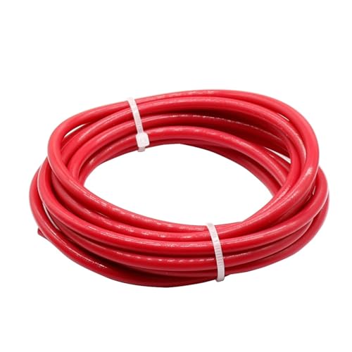 1/2/5/10Meter 2x4mm ID 2mm OD 4mm PTFE Rohr for 3D Drucker Teile Rohr J-kopf 1,75mm Filament Führungsrohr Ender3 V2 CR10(Red,5M) von xuyuyan