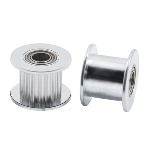10 stücke GT2 Umlenkrolle 20 Zähne 16 T Bohrung 3mm 5mm Mit Lager 3D Drucker Teile for 2GT Zahnriemen Breite 6mm 10mm H Form(20 toothless W10 B5) von xuyuyan