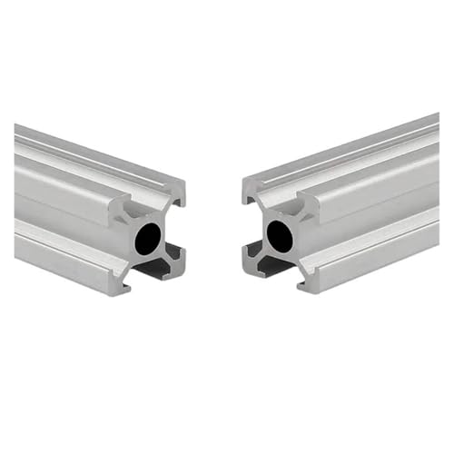 2 Teile/los Openbuilds 2020 V-Slot Aluminium Profil 100 mm-550mm Schwarz/Silber Aluminium Extrusion 20x20mm for CNC 3D Drucker Teile(Silver Anodized,350mm (2pcs)) von xuyuyan