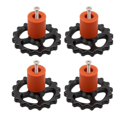 4 Satz/Los 3D-Drucker-Teile beheiztes Bettfeder-Nivellierungsset + M3 * 35-Schraube und Mutter Prusa I3 Mk2/mk3 Mega XS Brutstätte DIY-Nivellierungsmodule(Brown Kit) von xuyuyan