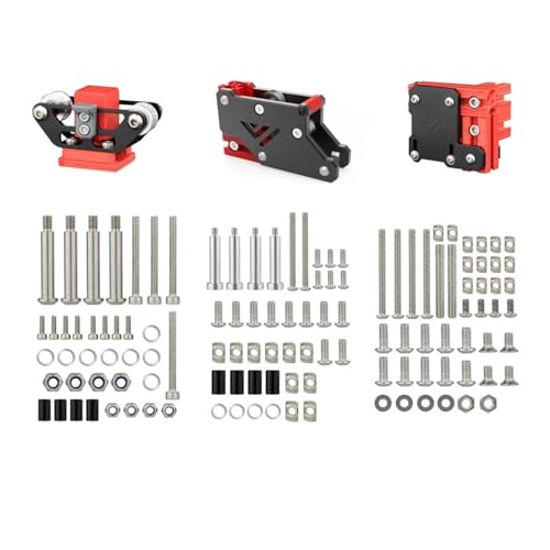 CNC VzBoT 330 AWD 3D-Drucker Aluminium-AWD-Motorhalterung und Y-Achsen-Portalschraubenpaket inklusive Titanschrauben(Silver) von xuyuyan