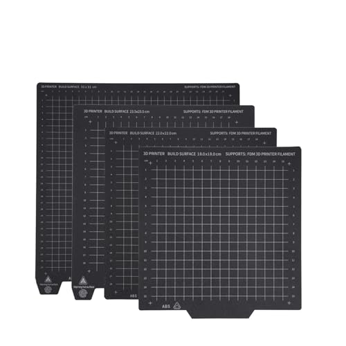 Doppelseitiger Druck, PEI-Blatt, Federstahl-Grundplatte, 3D-Drucker-Teile, magnetische Brutstätte, PEI for Ender 3 CR10, Größe 180–310(235x235mm No Base) von xuyuyan