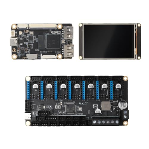 FLY D7 V1.0 Board 7 Achsen 32Bit Klipper Firmware TMC2209 UART 3D Drucker Teile for Ender 3/5 Voron 2,4 Trident(D7 Plus Lite2 TFT) von xuyuyan