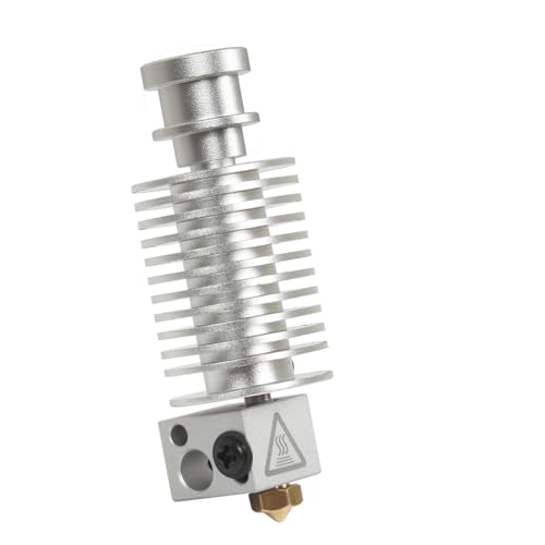 Ganzmetall V6 Hotend J-Kopf Prusa I3 Voron Ender3 Bowder Direct Volcano Hot End Extruder 1,75 mm for 3D-Druckerteile(Orange) von xuyuyan