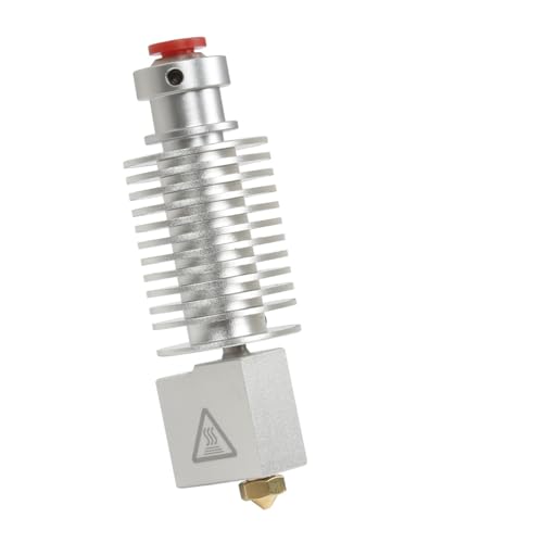 Ganzmetall V6 Hotend J-Kopf Prusa I3 Voron Ender3 Bowder Direct Volcano Hot End Extruder 1,75 mm for 3D-Druckerteile(Silver) von xuyuyan