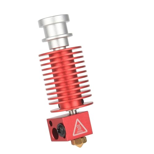 Ganzmetall V6 Hotend J-Kopf Prusa I3 Voron Ender3 Bowder Direct Volcano Hot End Extruder 1,75 mm for 3D-Druckerteile(WHITE) von xuyuyan
