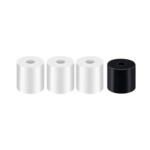 Heißer Bett Nivellierung Spalte Silikon Solide Spacer 3D Drucker Teile for CR-10/ CR10S Ender-3 S1 Pro Kp3s Pro v2 Heatbed(White 3long1short,2Sets) von xuyuyan
