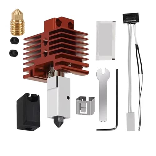 Hotend for Labor P1p X1C P1S X1 V 2,0 Upgrade Hot End Druckkopf 3D Druck Teile for Labor(Orange) von xuyuyan
