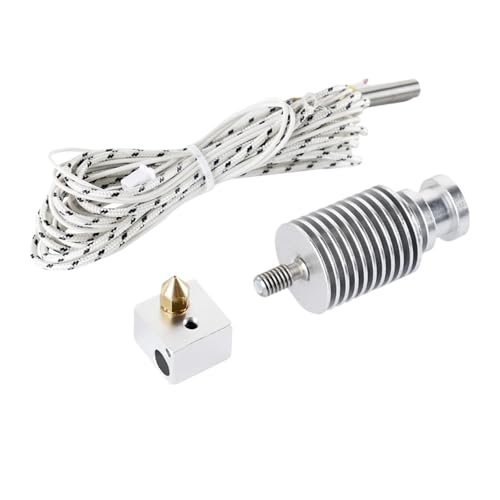 KP3S E3D V5 V6 Kühlkörper Beheizter Block Direkt Bowden for KP3S Titan Extruder Hotend 3D Drucker Teil for 1,75mm Filament(Whole Hotend) von xuyuyan
