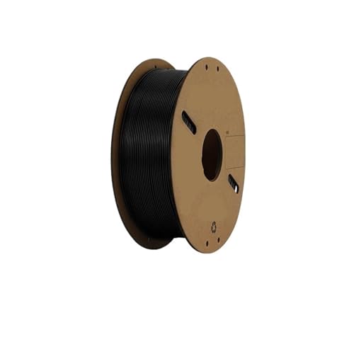 Standard 1 kg PLA PETG TPU ABS Filament 1,75 mm +/- 0,03 mm keine Blasen 3D-Drucker Kunststoff, zufällige Spule(ABS Black) von xuyuyan