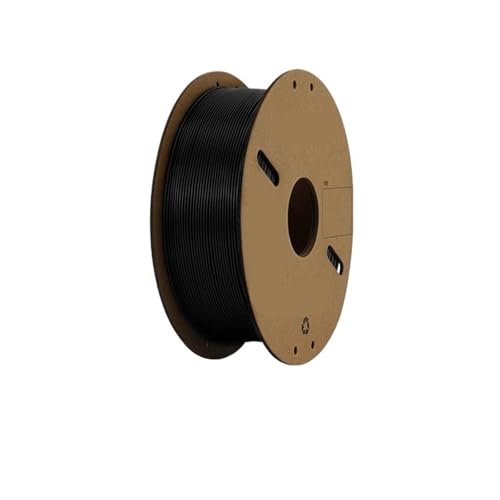 Standard 1 kg PLA PETG TPU ABS Filament 1,75 mm +/- 0,03 mm keine Blasen 3D-Drucker Kunststoff, zufällige Spule(PLA Black) von xuyuyan