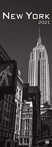 New York - Vertikalkalender - Kalender 2021 - Heye-Verlag - Wandkalender mit spektakulären Aufnahmen - 24,5 cm x 69 cm von xyz