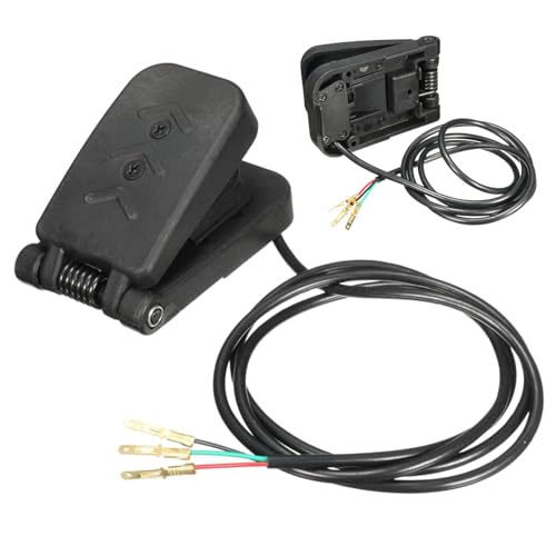 yakermur Elektronisches Fußpedal, Geschwindigkeitsregelbremspedal, Scooter -Drosselklappenbeschleuniger, Motorradpedalfußbeschleuniger -Drosselklappengeschwindigkeitsregel für Elektrofahrräder yakermur Elektronisches Fußpedal, Geschwindigkeitsregelbremspedal, Scooter -Drosselklappenbeschleuniger, Motorradpedalfußbeschleuniger -Drosselklappengeschwindigkeitsregel für Elektrofahrräder von yakermur
