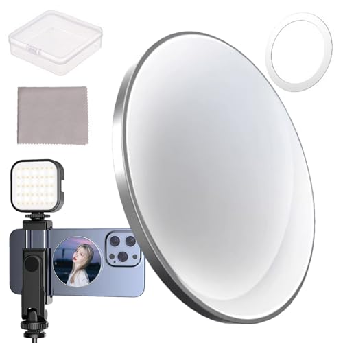yakermur Magnetischer Selfiespiegel, Selfie Mirror - Magnetischer Selfie -Bildschirm | 2,2-Zoll-Vlog-Bildschirmspiegelung mit hochauflösender tragbares Tool zum Vlogging yakermur Magnetischer Selfiespiegel, Selfie Mirror - Magnetischer Selfie -Bildschirm | 2,2-Zoll-Vlog-Bildschirmspiegelung mit hochauflösender tragbares Tool zum Vlogging von yakermur