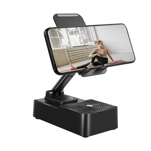 yakermur Mobiltelefonständer für Schreibtisch, Faltbare Schreibtisch Telefon Mount | Faltbare Desktop -Verstellbarer und 360 -Grad -rotierende Tablet -Ständer mit drahtloser Lautsprecher,Tragbares yakermur Mobiltelefonständer für Schreibtisch, Faltbare Schreibtisch Telefon Mount | Faltbare Desktop -Verstellbarer und 360 -Grad -rotierende Tablet -Ständer mit drahtloser Lautsprecher,Tragbares von yakermur
