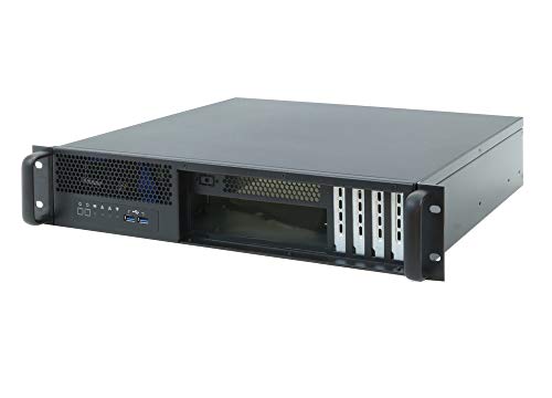 19" Server Gehäuse 2HE / 2U - IPC-C236 - Frontaccess / 36cm von yakkaroo