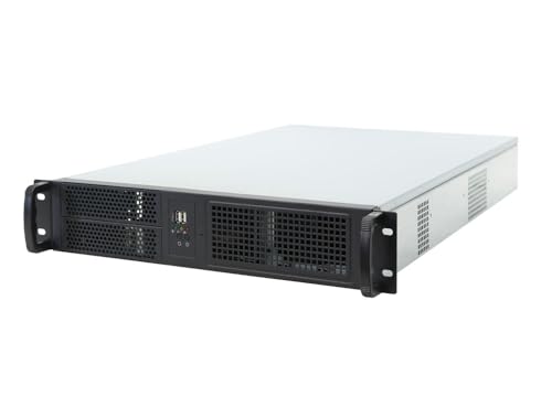 19" Server Gehäuse 2HE / 2U - IPC-E266LB - 66cm tief von yakkaroo
