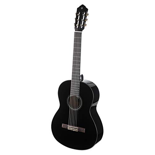Yamaha C40BLII Akustikgitarre schwarz – Hochwertige Akustikgitarre für Einsteiger in edlem Design – 4/4 Gitarre aus Holz von yamaha