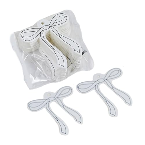 50 Stück dekorative Verpackungsbox-Zubehör, bunte Schleife, Papier, hängende Etiketten, handgefertigte Dekoration 50 Stück dekorative Verpackungsbox-Zubehör, bunte Schleife, Papier, hängende Etiketten, handgefertigte Dekoration von yanwuwa