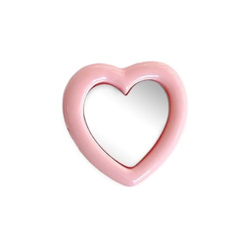 yanwuwa Herzförmiger einziehbarer Handy-Halter mit Glas, verstellbar, Liebes-Design, Handy-Halterung für Make-up-Check- und Videoanrufe yanwuwa Herzförmiger einziehbarer Handy-Halter mit Glas, verstellbar, Liebes-Design, Handy-Halterung für Make-up-Check- und Videoanrufe von yanwuwa